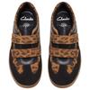CLARKS GIRLS STRAP TRAINER - LEOPARD ANIMAL PRINT